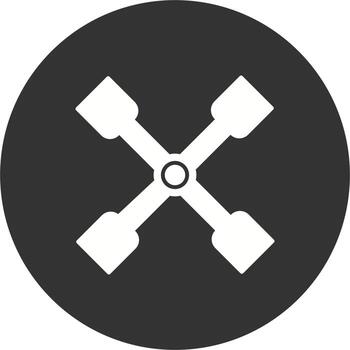 Lug Wrench Vector Icon