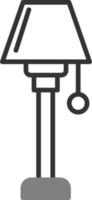 Floor lamp Vector Icon