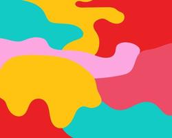 Abstract Colorful Background, many shapes and bright color background for your design vector