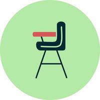 Baby chair Vector Icon