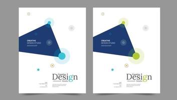 Cover template flyer design vector background