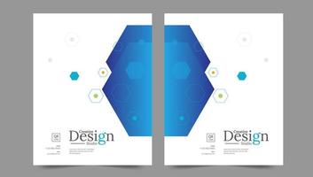 Cover template flyer design vector background