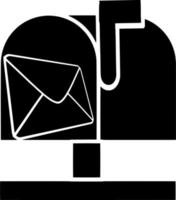 Mailbox with Letter vector