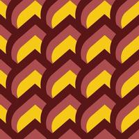 Vector seamless pattern with scales in groovy retro style. Background, wallpaper, paper or textile print.