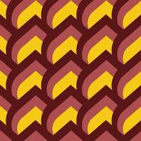 Vector seamless pattern with scales in groovy retro style. Background, wallpaper, paper or textile print.