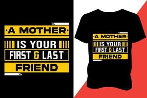 Mothers day print ready t shirt design vector