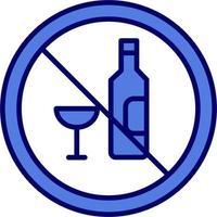 No alcohol Vector Icon