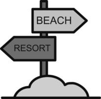 Beach Vector Icon