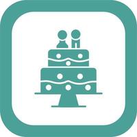 Wedding cake Vector Icon