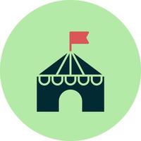 Tent Vector Icon