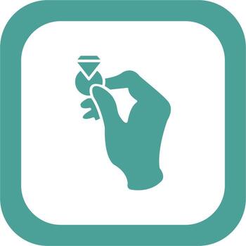 icono de vector de anillo mágico