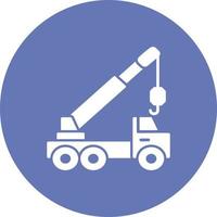 Crane truck Vector Icon