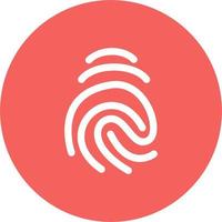 Fingerprint Vector Icon