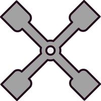 Lug Wrench Vector Icon