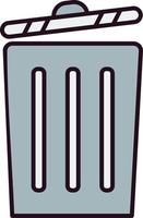 Dustbin Vector Icon