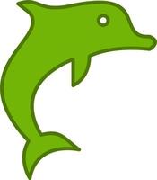 Dolphin Vector Icon