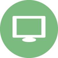 monitor de icono de vector