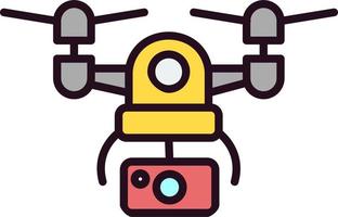 Camera drone Vector Icon