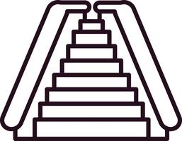 Escalator Vector Icon