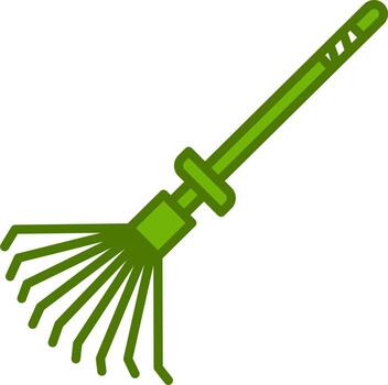 icono de vector de rastrillo