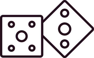 Dices Vector Icon