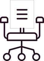 Office chair Vector Icon