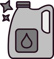 Oil bottle Vector Icon