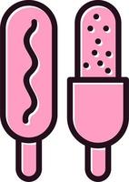 Corn Dog Vector Icon