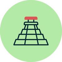 Aztec Pyramid Vector Icon