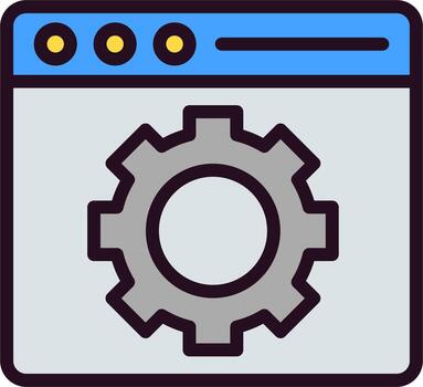 icono de vector de optimización web