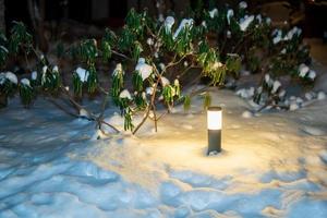 heavy snow  at Heike No Sato Village in Tochigi Prefecture, Nikko City, JAPAN photo