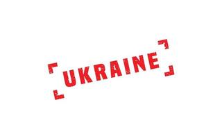 UKRAINE rubber stamp with grunge style on white background vector