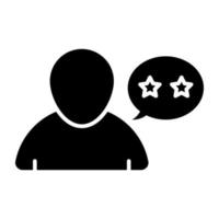 An icon design of user chat vector