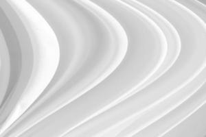 White cloth background abstract with soft waves. photo