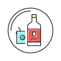 drinks department store color icon vector illustration