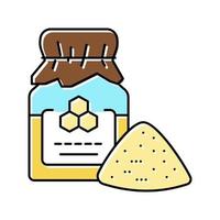 nectar package beekeeping color icon vector illustration