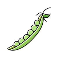 peas seed color icon vector illustration