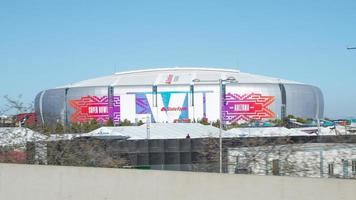 Glendale, AZ USA - State Farm Stadium before the American football championship game of the National Football League, February 2023 photo