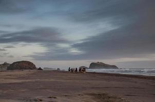 pintando como la costa de oregon al atardecer foto