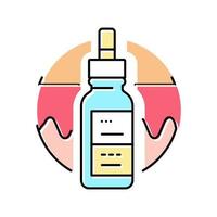hyaluronic acid color icon vector illustration