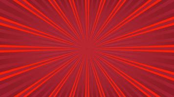 fondo de patrón de explosión de sol rojo abstracto para elemento de diseño gráfico moderno. dibujos animados de rayos brillantes con colores para el fondo de pantalla del banner del sitio web y la decoración de la tarjeta de póster vector