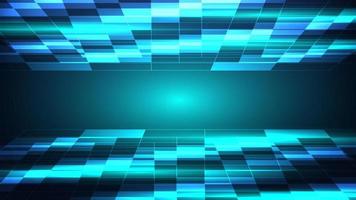 abstract technology background with modern grid and line on green lighting background for futuristic graphic design element vector