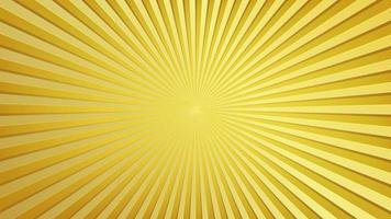 fondo de patrón de rayos de sol de oro abstracto para elemento de diseño gráfico moderno. dibujos animados de rayos brillantes con colores para el fondo de pantalla del banner del sitio web y la decoración de la tarjeta de póster vector