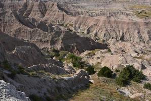 Rugged Rural View of the Badlands in South Dakota photo