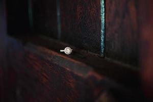 Close up of wedding ring photo