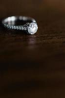 Close up of wedding ring photo