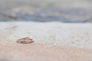 Close up of wedding ring photo