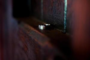 Close up of wedding ring photo