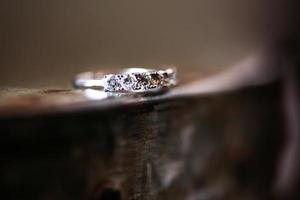 Close up of wedding ring photo