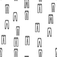 pants fashion clothes apparel vector seamless pattern